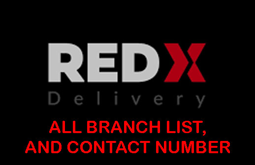 RedX Courier Service All Branch List, Address, and Contact Number