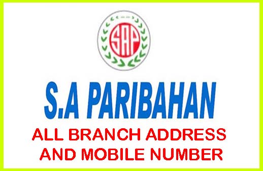 SA Paribahan Courier Service All Branch Address and Mobile Number