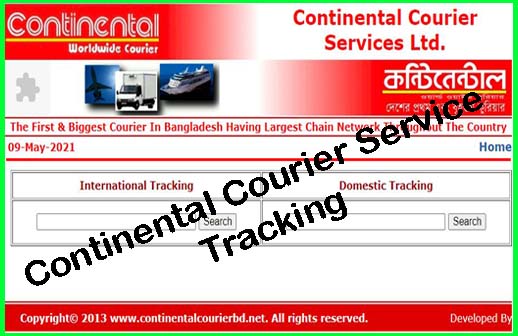 Continental Courier Service Tracking