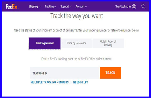 FedEx Courier Service Tracking